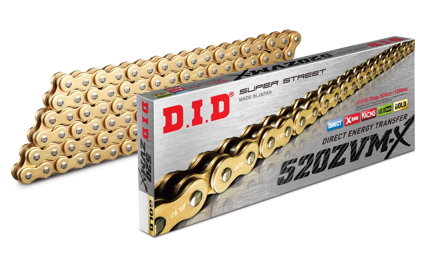 DID 520ZVMX (GOLD) X-RİNG 116 BAKLA ZİNCİR