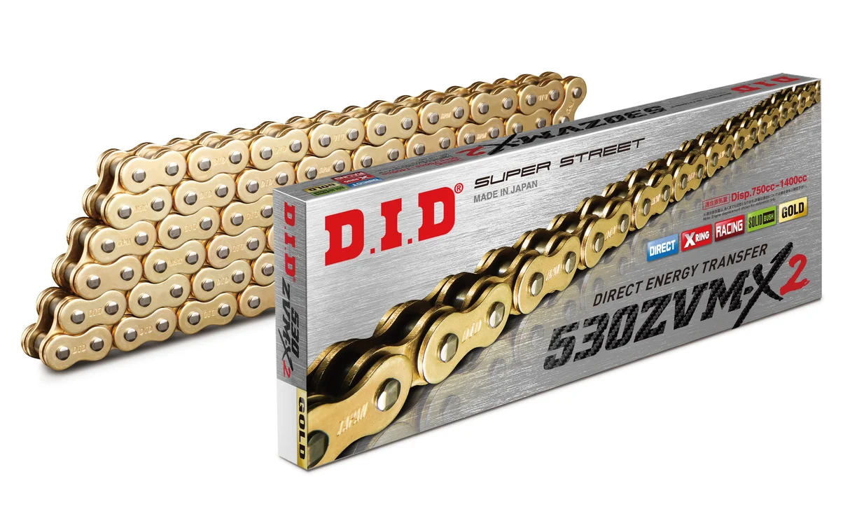 DID 530ZVM-X2 (GOLD) 122 BAKLA X-RİNG ZİNCİR