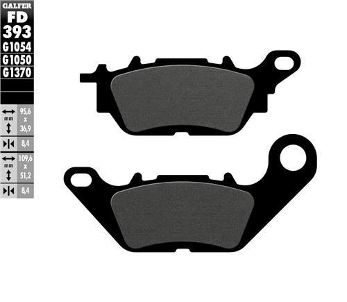 NMAX 125/155 (ARKA) GALFER YARI METALİK FREN BALATASI (2018-2025)