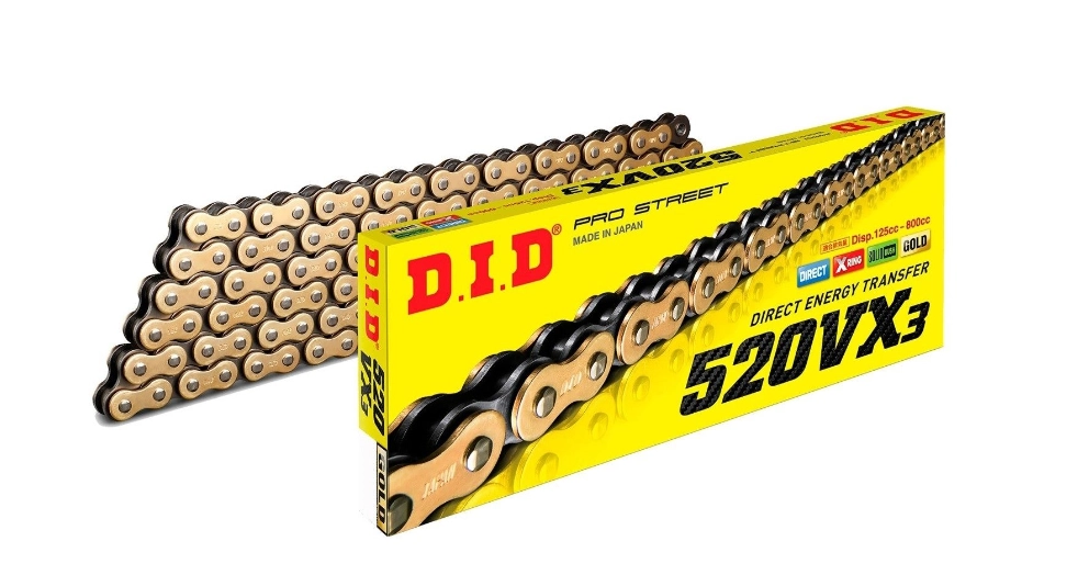 NK 450 DID 520VX3 106 BAKLA X-RİNG (GOLD) ZİNCİR