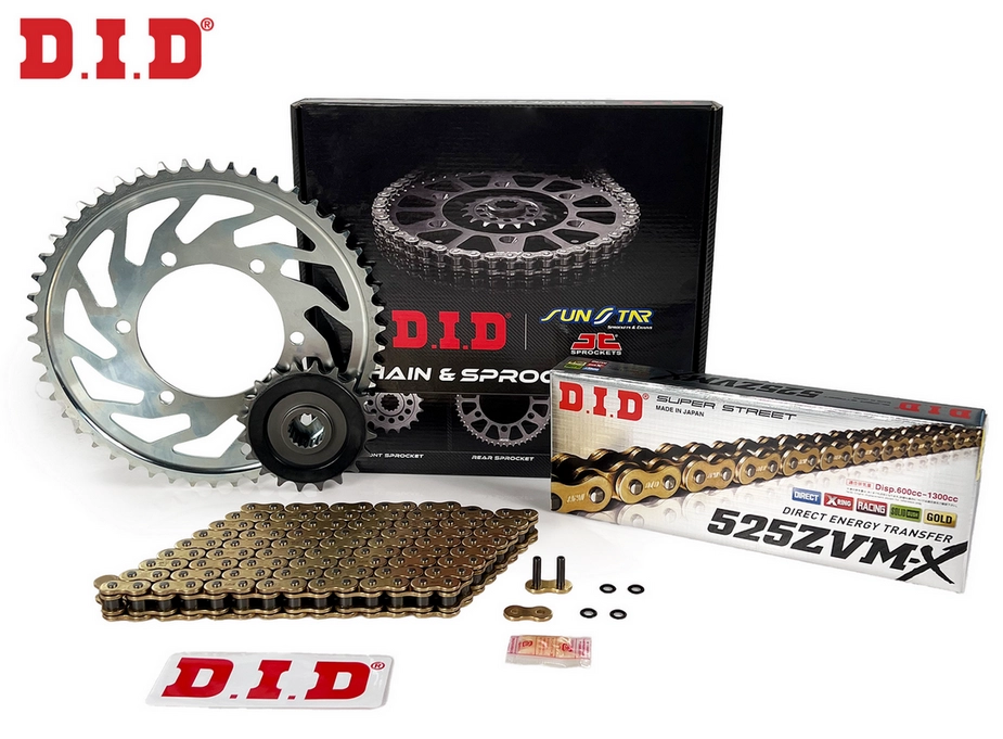 RSV4 1100 FACTORY (2019-2022) D.I.D ZİNCİR DİŞLİ SETİ (GOLD)