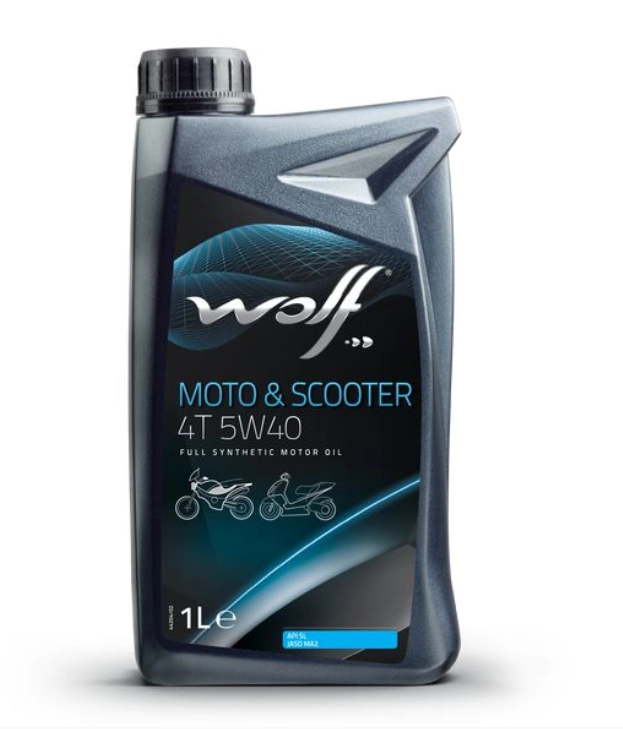Wolf MOTO & SCOOTER YAĞ 4T  5W40  (1 LİTRE)