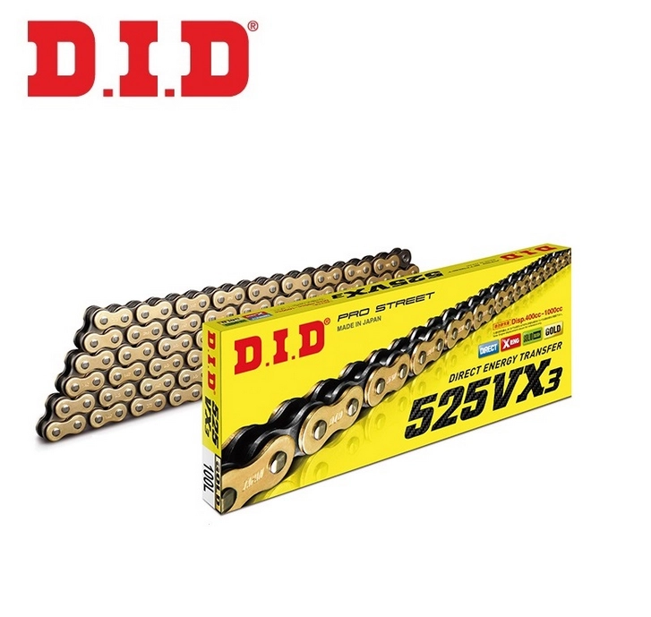 DID 525VX3 (GOLD) 122 BAKLA X-RİNG ZİNCİR