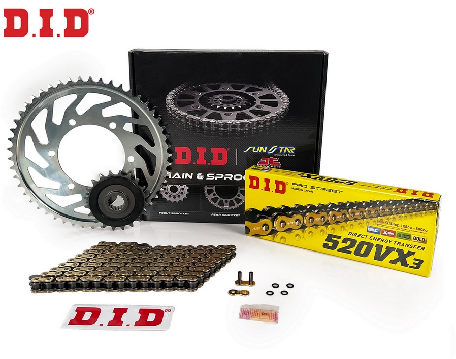 INAZUMA/F 250 (2012-2017) D.I.D ZİNCİR DİŞLİ SETİ