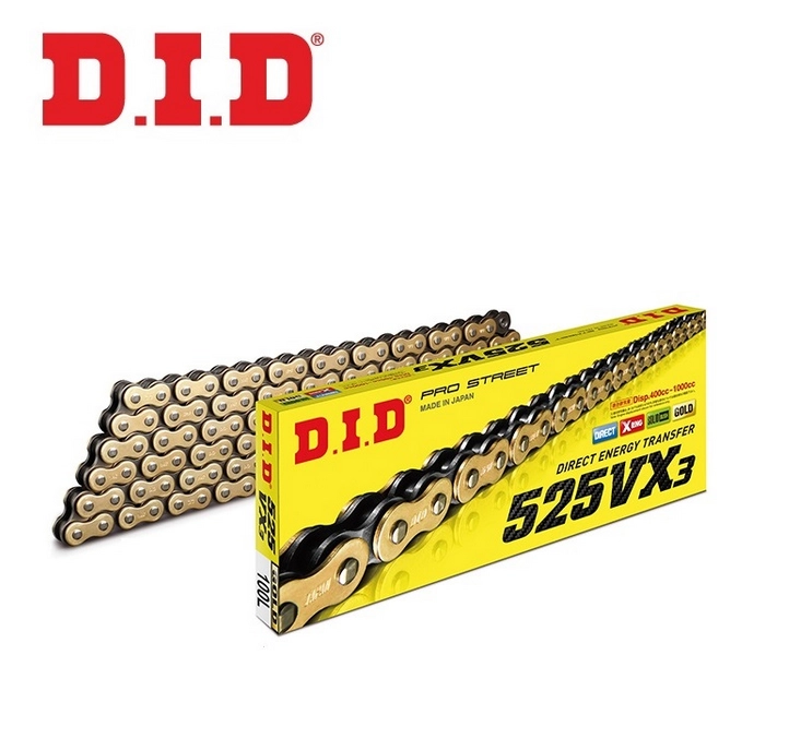 DID 525VX3 (GOLD) 118 BAKLA X-RİNG ZİNCİR