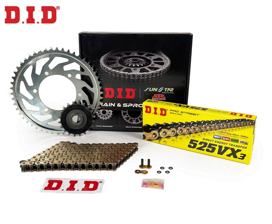 CBR 650F (2014-2018) D.I.D ZİNCİR DİŞLİ SETİ (GOLD)