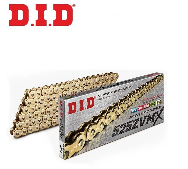 DID 525ZVM-X (GOLD) 120 BAKLA X-RİNG ZİNCİR