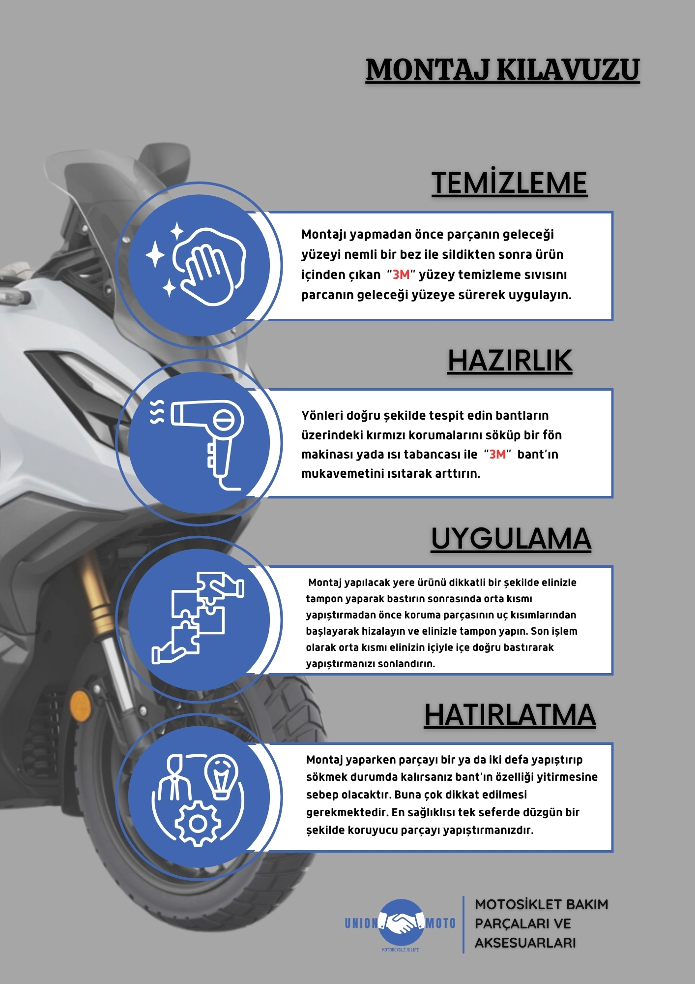 MODİMOT ADV 350 SELE ALTI KORUMA  SETİ (2024-25)
