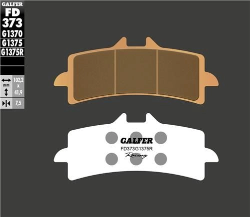 TUONO V4 FACTORY GALFER SİNTERLİ SPORT/RACİNG  (ÖN) FREN BALATASI