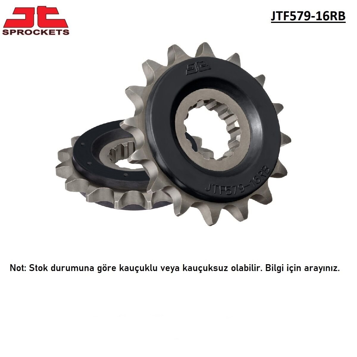 FZ1/FAZER  R1  XJR 1200   MT-01   JT JTF579-16  ÖN DİŞLİ (KAUÇUKLU)