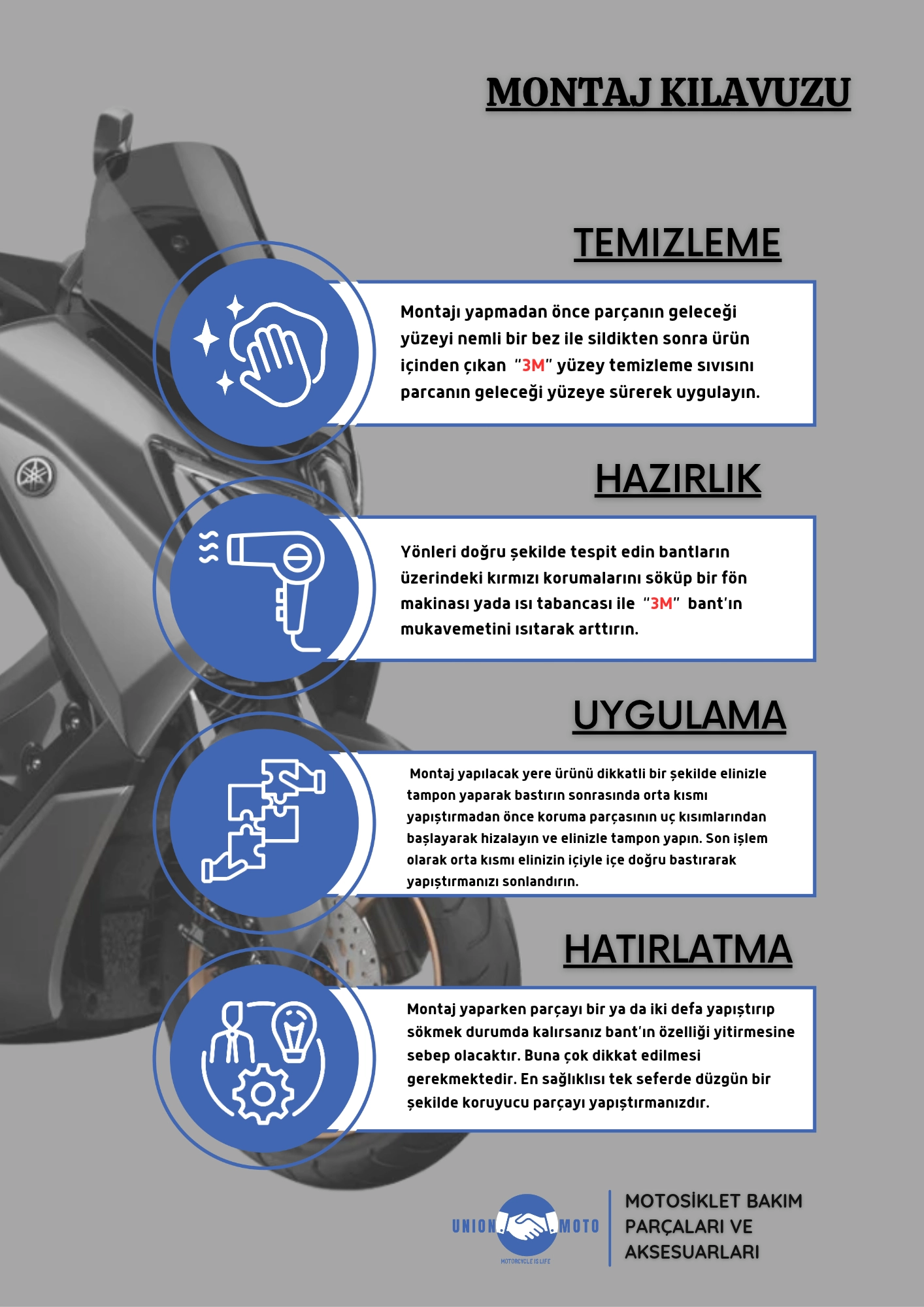 MODİMOT YAMAHA NMAX 125/155 ÜST BACAK KORUMA SETİ (2025-2026)