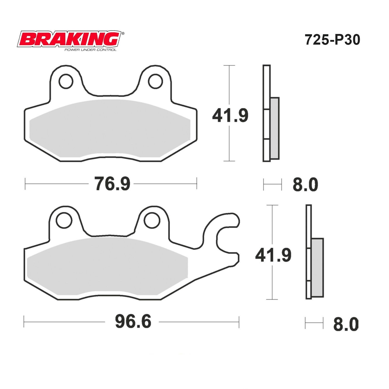 CBF 150/250    NINJA 250 R     Z 250 SL    Z 300   KYMCO AGILITY R 16   150/200    DINK 150/200     KYMCO LIKE 125/200    KYMCO PEOPLE   250   SUZUKI   BURGMAN 200/400 BRAKING P30725 SİNTERLİ FREN BALATASI (ÖN)