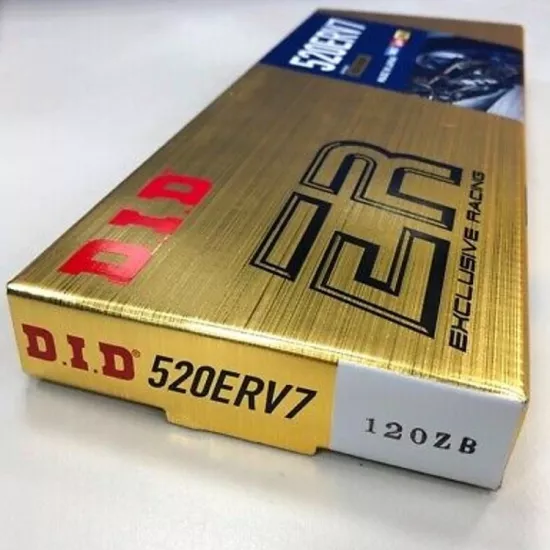 DID 520ERV7 120 BAKLA X-RİNG (GOLD)  YARIŞ SERİSİ  ZİNCİR