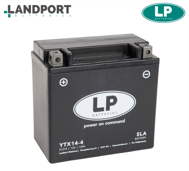 VESPA 250 GTS/GTV   650 BURGMAN   1050 TİGER SPORTS   F 800R/S/GT   C 650 GT C 600 SPORT DL V-STROM 1000  LP (LANDPORT) YTX14-4 (SLA) AKÜ