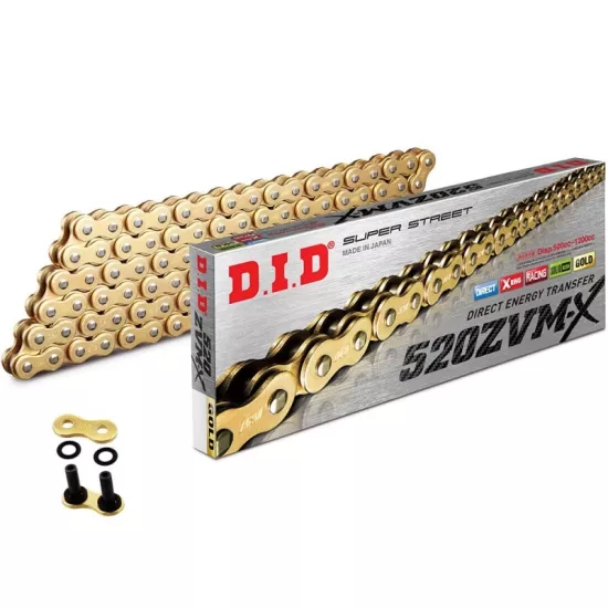 DID 520ZVM-X (GOLD) 122 BAKLA X-RİNG ZİNCİR