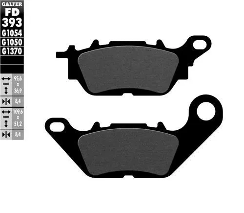 NMAX 125/155 (ARKA) GALFER YARI METALİK FREN BALATASI (2018-2025)