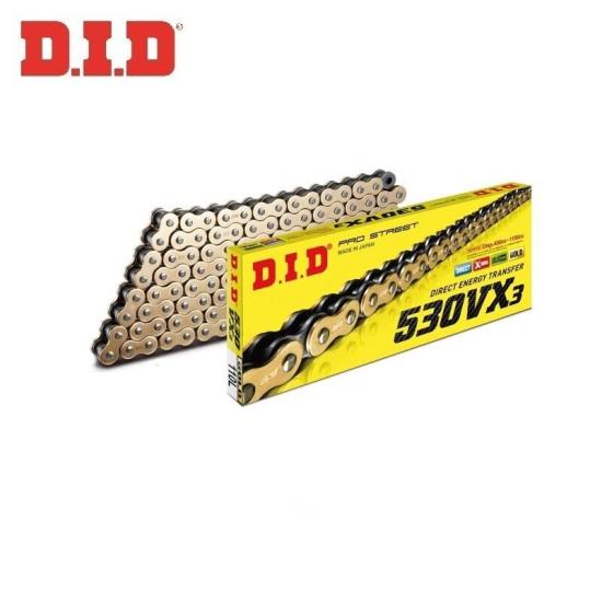 DID 530VX3 (GOLD) 122 BAKLA X-RİNG ZİNCİR 