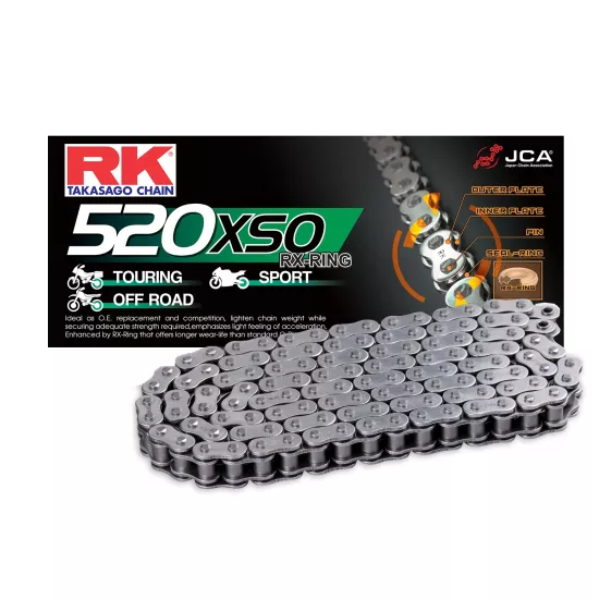 RK 520XSO (ÇELİK) 120 BAKLA XRİNG ZİNCİR