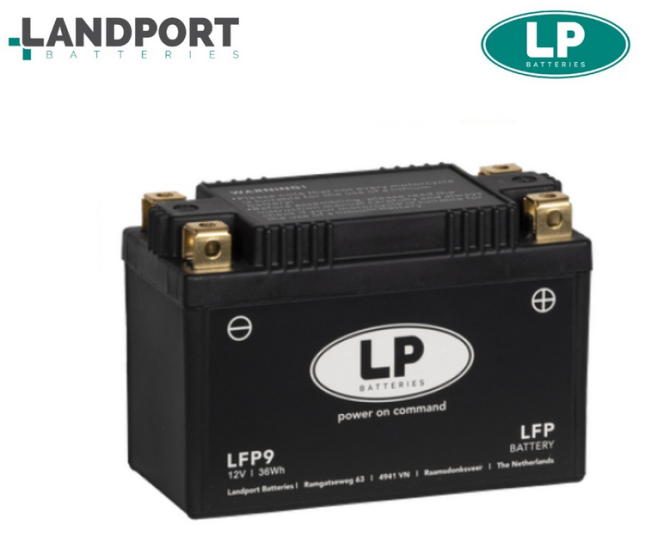 LANDPORT LFP9 LİTYUM İYON MOTOSİKLET AKÜ