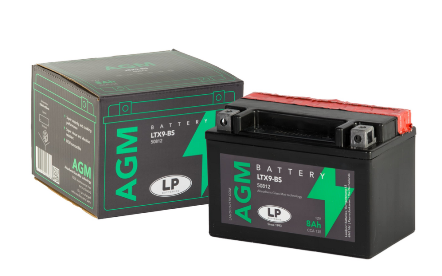 LP (LANDPORT) YTX9-BS AGM MOTOSİKLET AKÜ