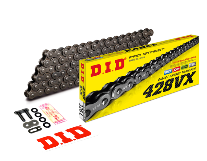 DID 428VX (ÇELİK) 126 BAKLA X-RİNG ZİNCİR