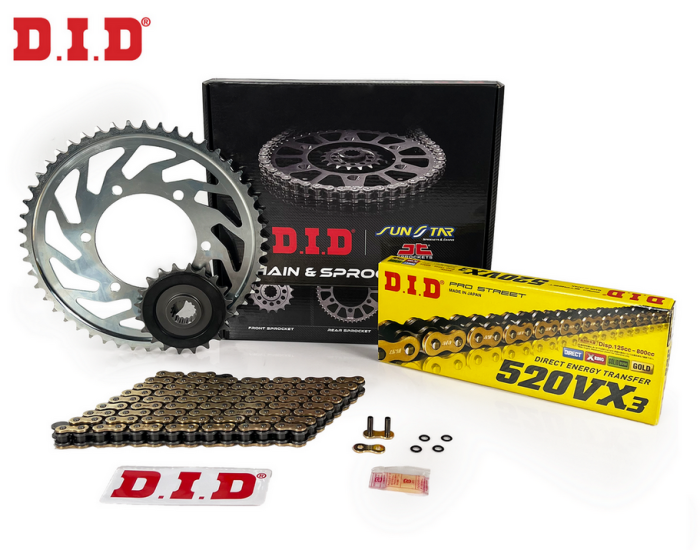 DOMINAR 400 (2013-2024) D.I.D ZİNCİR DİŞLİ SETİ