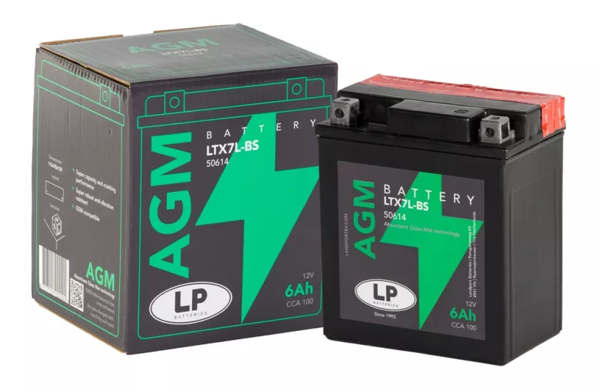 LP (LANDPORT) YTX7L-BS (AGM) MOTOSİKLET AKÜ