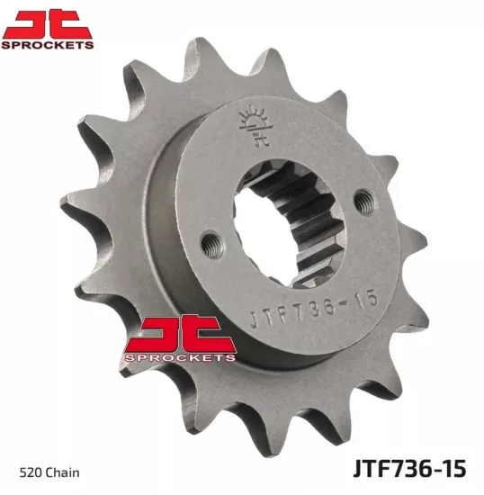 MONSTER 620 MONSTER 695 /696 /797 SCRAMBLER 800 MONSTER 821 SUPERSPORT 937 HYPERMOTARD 950 SCRAMBLER SPORT 1100 SCRAMBLER 400 JT JTF736-15 ÖN DİŞLİ (ÇELİK)