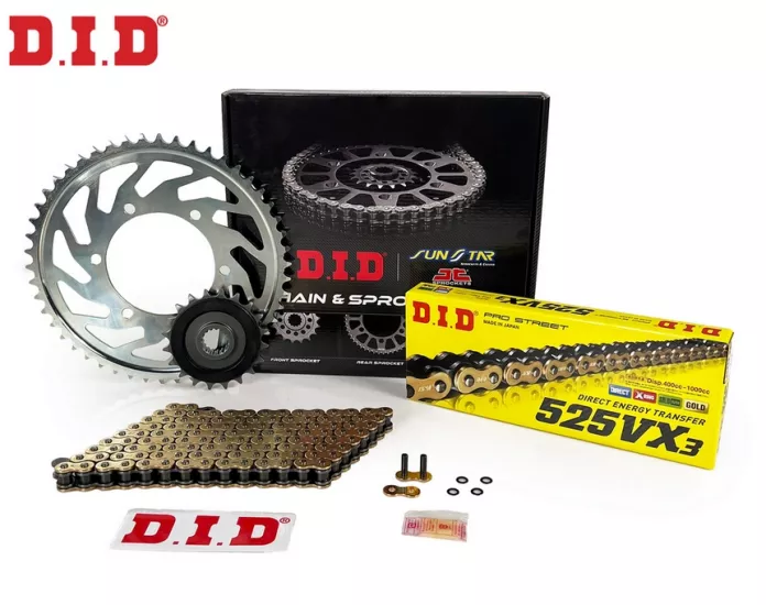 D.I.D MOTOSİKLET ZİNCİR ÇEŞİTLERİ (GOLD-ÇELİK) - unionmoto