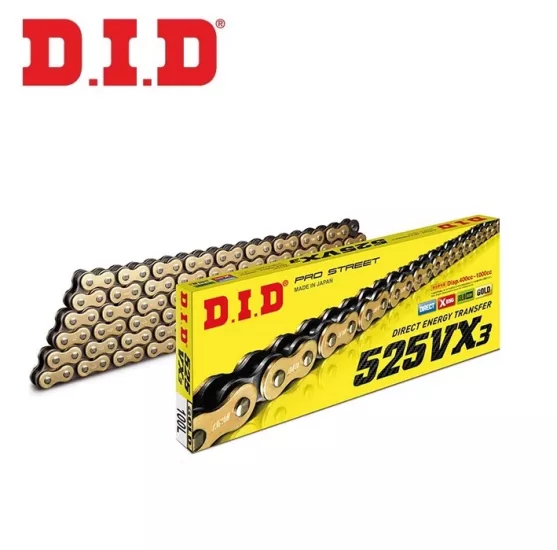 DID 525VX3 (GOLD) 120 BAKLA X-RİNG ZİNCİR