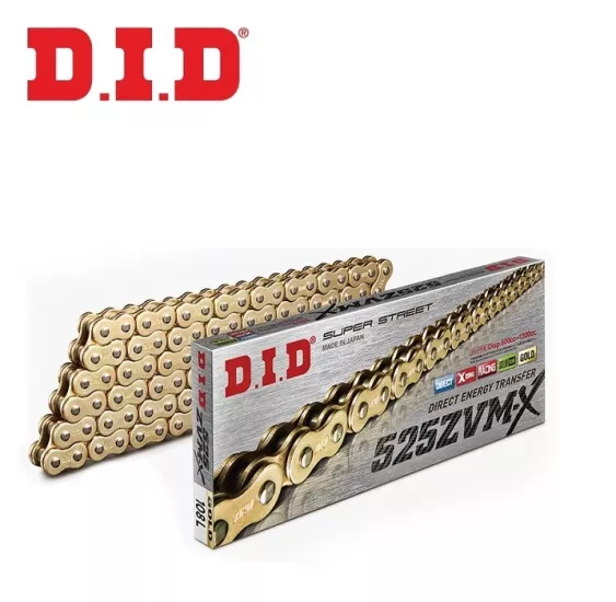 DID 525ZVM-X (GOLD) 112 BAKLA X-RİNG ZİNCİR