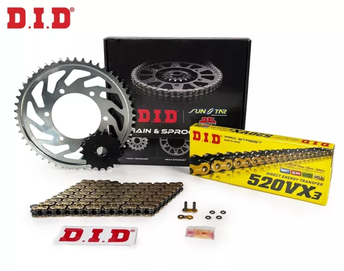 SR 450 (2023-2025) D.I.D ZİNCİR DİŞLİ SETİ (GOLD)