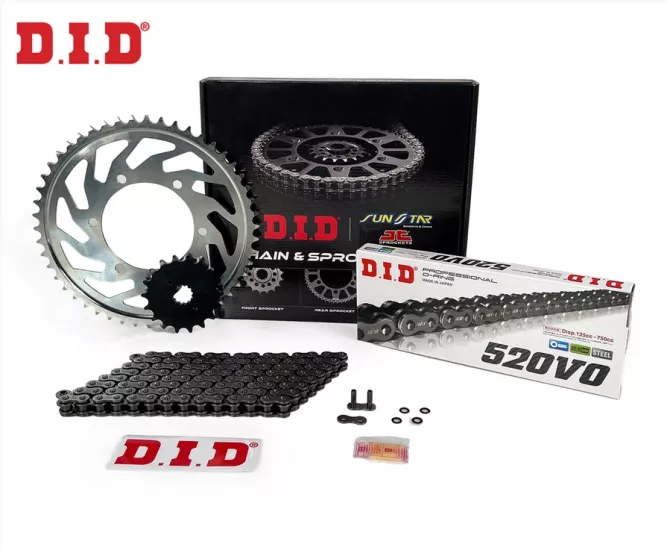 INAZUMA/F 250 (2012-2017) D.I.D ZİNCİR DİŞLİ SETİ (ÇELİK)