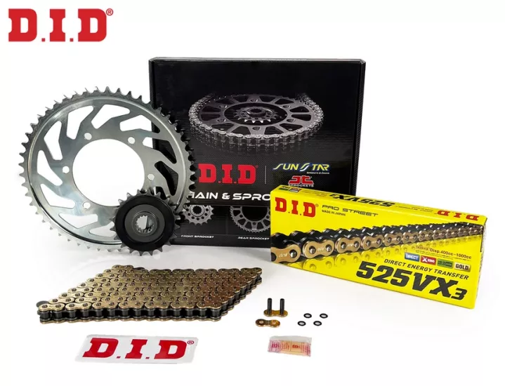TRACER 700 (2020-2024) D.I.D ZİNCİR DİŞLİ SETİ (GOLD)