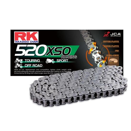 RK 520 XSO (ÇELİK) 80 BAKLA X-RİNG ZİNCİR