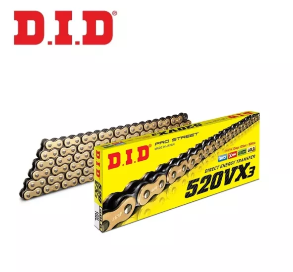 DID 520VX3  (GOLD) 124 BAKLA ZİNCİR 