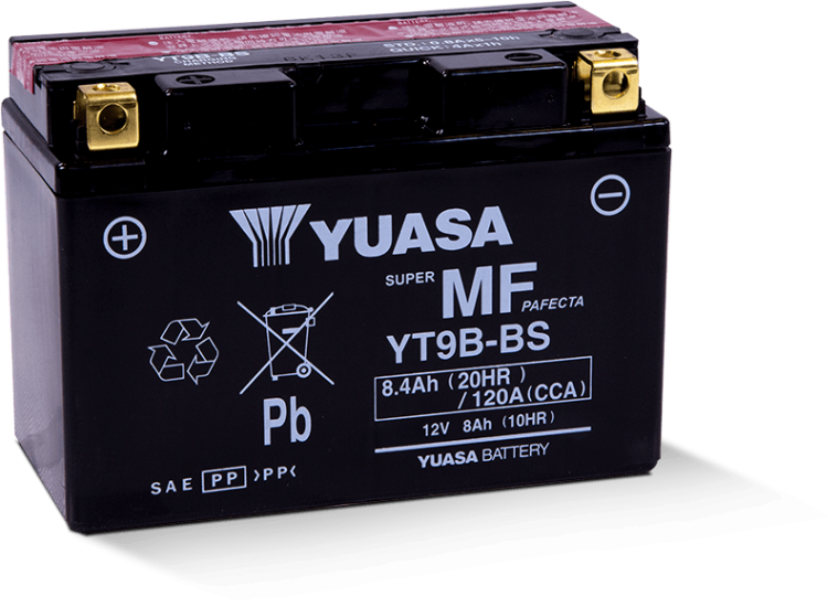 XMAX 250 PULSAR NS200 R6 R7 TENERE 660 MAJESTY 400 (YUASA AKÜ YT9B-BS 2V 8Ah 120A)