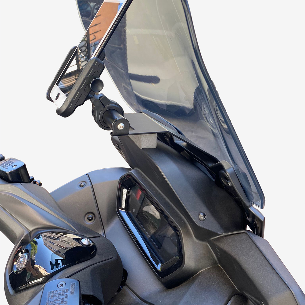 MODİMOT YAMAHA XMAX 250/300  TELEFON TUTUCU APARAT (2023-2024) DİJİTAL KASA